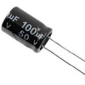 Aluminium 100Uf 50V Electrolytic Capacitor