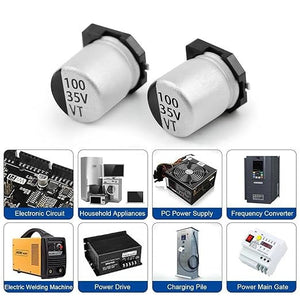 100uf 35v Vt Smd Capacitor | High-quality Surface Mount Capacitor | Digilog.pk
