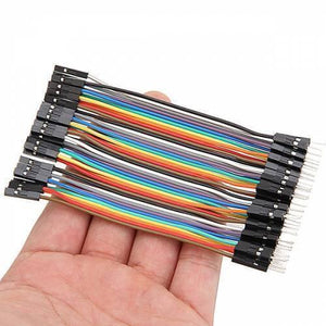 10cm Pin To Hole Jumper Wire Dupont Line 40 Pin Male To Female Arduino Jumper Wires