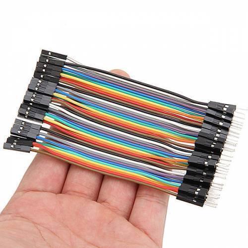 10cm Pin To Hole Jumper Wire Dupont Line 40 Pin Male To Female Arduino Jumper Wires
