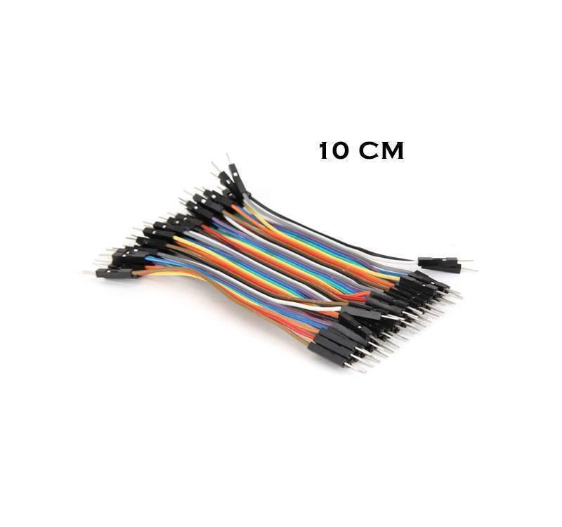 10cm Pin To Pin Jumper Wire Dupont Line 40 Pin Male To Male Arduino Jumper Wires