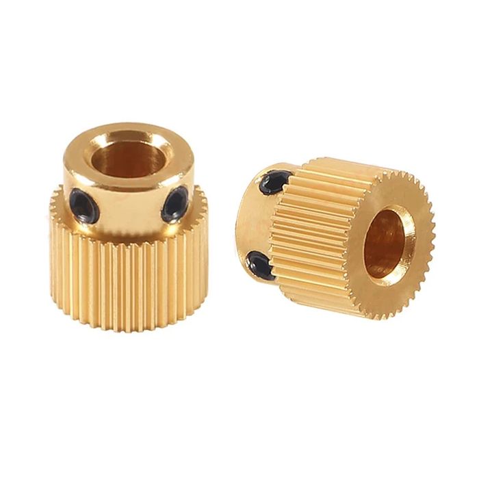 40 Tooth Gear Brass Extruder Wheel Gear for Printer Cr-10 Cr-10S S4 S5 Ender 3 Pro