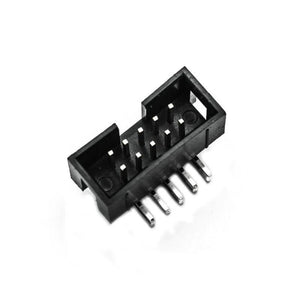 10 Pin 2.54mm Frc Male Right Angle Connector Ide Connector