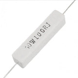 10Watt 10 Ohm Ceramic Cement Resistor - High Power, Fixed 5% Tolerance