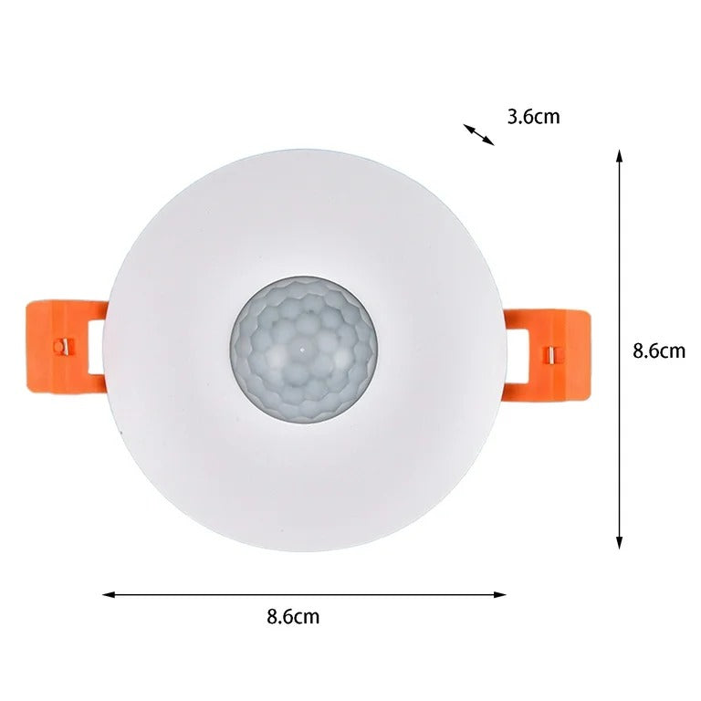 Switch 120 Degree Ceiling Recess PIR Infrared Human Body Motion Sensor Light Bulb Switch