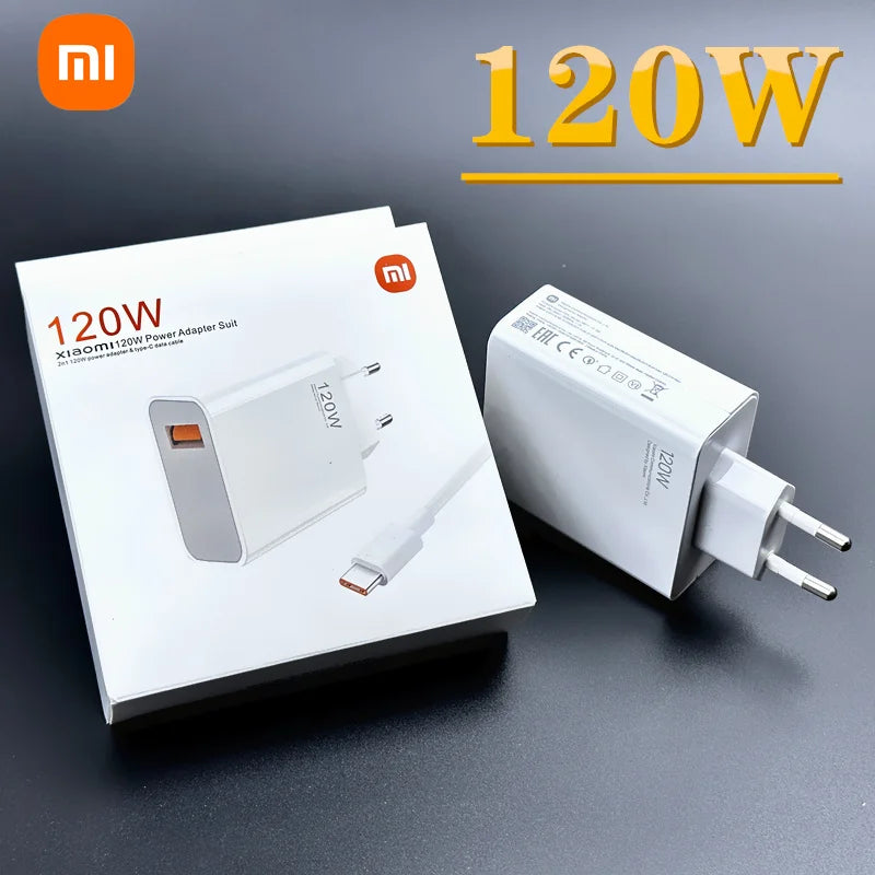 Xiaomi Charger 120W Combo (Type-A) Xiaomi Charger 120W BC1.2 Qualcomm Quick Charge Fast Charge Protocols