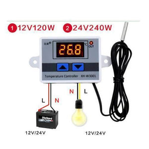 12v Digital Thermostat Temperature Controller Xh-w3001