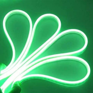 12v Green Neon Flexible Strip Light 1m Waterproof Smd 5050 Rope String Silicone Lamp Outdoor Lighting