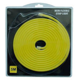 12v Lemon Yellow Neon Flexible Strip Light 1m Waterproof Smd 5050 Rope String Silicone Lamp Outdoor Lighting