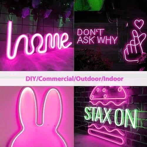 Pink Neon Light 12v 1 Meter