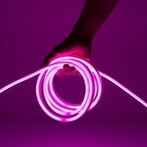 12v Purple Neon Flexible Strip Light 1m Waterproof Smd 5050 Rope String Silicone Lamp Outdoor Lighting