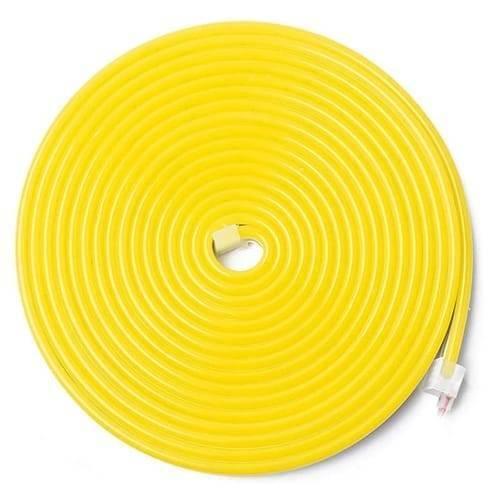 12v Yellow Neon Flexible Strip Light 1m Waterproof Smd 5050 Rope String Silicone Lamp Outdoor Lighting