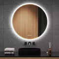 On Demand  12W Three-Button Inductive Stepless Temperature Touch Sensor Color Adjustment for Bathroom Mirror Dimming and Defogging