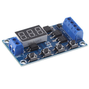 Dc 5-30v Dual Mos Led Digital Time Delay Relay Switch Module Circuit Board