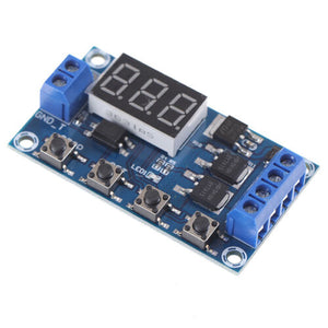 Dc 5-30v Dual Mos Led Digital Time Delay Relay Switch Module Circuit Board