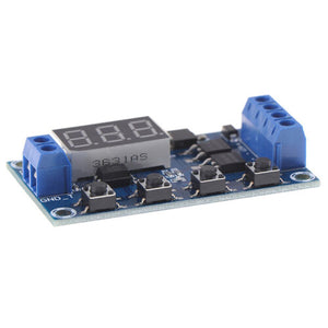 Dc 5-30v Dual Mos Led Digital Time Delay Relay Switch Module Circuit Board