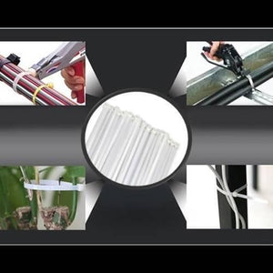 100pcs 12 Inch Nylon Wire Organizer Zip Clip Cable Tie