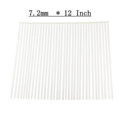 100pcs 12 Inch Nylon Wire Organizer Zip Clip Cable Tie