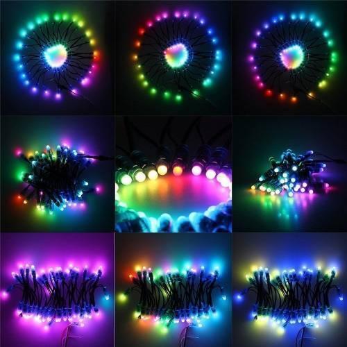 50 Led’s Pack 12mm Neo Pixels Addressable Led Diffused Digital Rgb Pixel Led Light