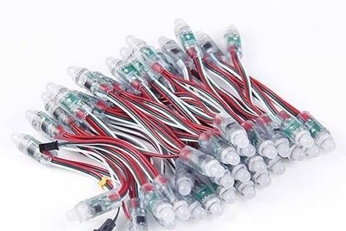 50 Led’s Pack 12mm Neo Pixels Addressable Led Diffused Digital Rgb Pixel Led Light