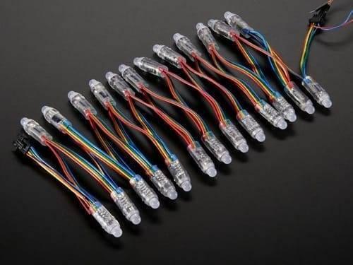 50 Led’s Pack 12mm Neo Pixels Addressable Led Diffused Digital Rgb Pixel Led Light