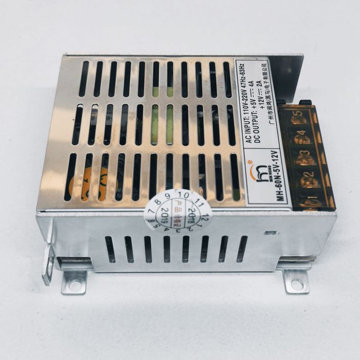 12v 2a And 5v 4a Dual Output Dc Power Supply