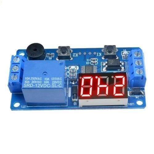 12v Digital Led Timer Module Adjustable Timer Relay Time Control Switch Trigger Timing Board
