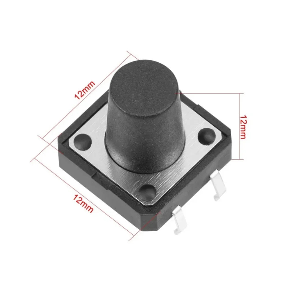 12x12x12mm Tactile Push Button Switch