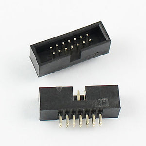 14-pin 2.54mm 2x7 Pin Idc Connector Straight Male Shrouded Pcb Box Header – Idc Socket Connector