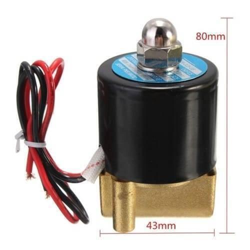 1/4 Inch 12v Dc 24v Dc Solenoid Valve For Water Air Gas