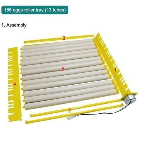 Discontenued 220v Egg Incubator Roller Tray Multifuntion 156 Birds Eggs 13 Tubes Egg Capacity Poultry Incubator Hatcher