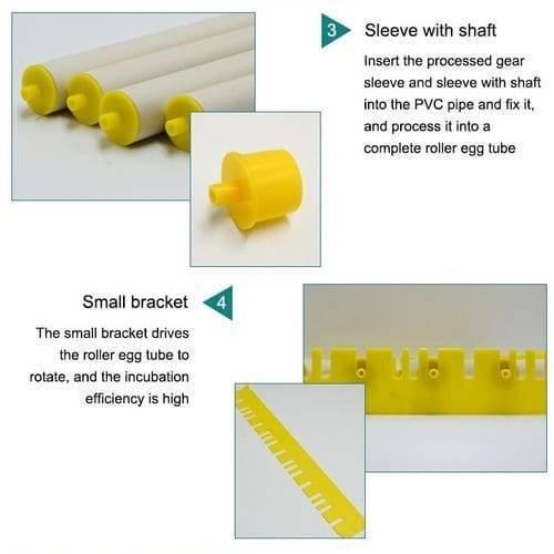 Discontenued 220v Egg Incubator Roller Tray Multifuntion 156 Birds Eggs 13 Tubes Egg Capacity Poultry Incubator Hatcher