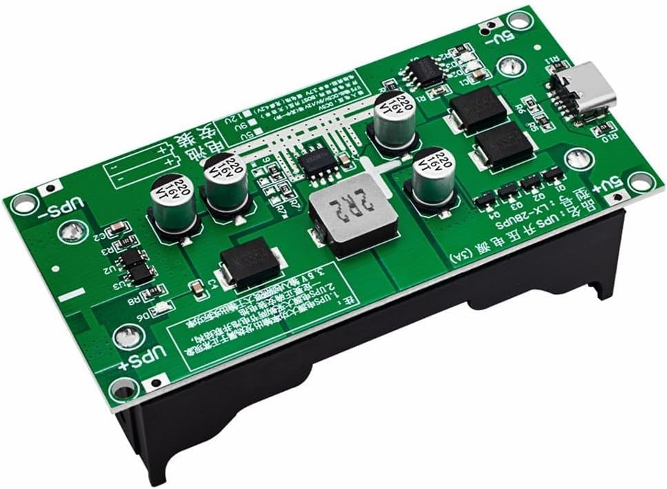 On Demand 15W 12V 3A 18650 Lithium Battery Charger DC-DC Step Up Booster UPS Uninterruptible Power Supply Converter Type C