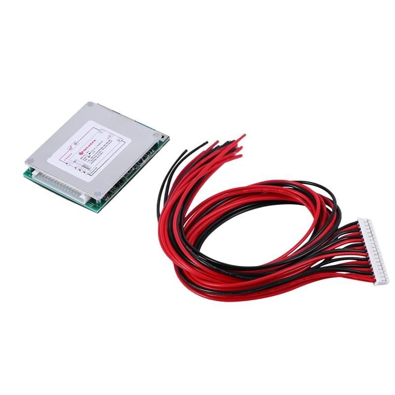 20a 16s 60v Bms 18650 Lithium Li Polymer Protection Board Bms With Heatsink For E-bike Electric Scooter