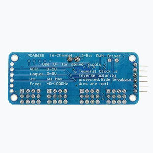 16 Channel Servo Motor Driver Pca9685 12 Bit Pwm I2c Module For Arduino
