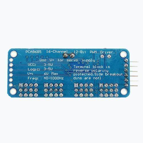 16 Channel Servo Motor Driver Pca9685 12 Bit Pwm I2c Module For Arduino