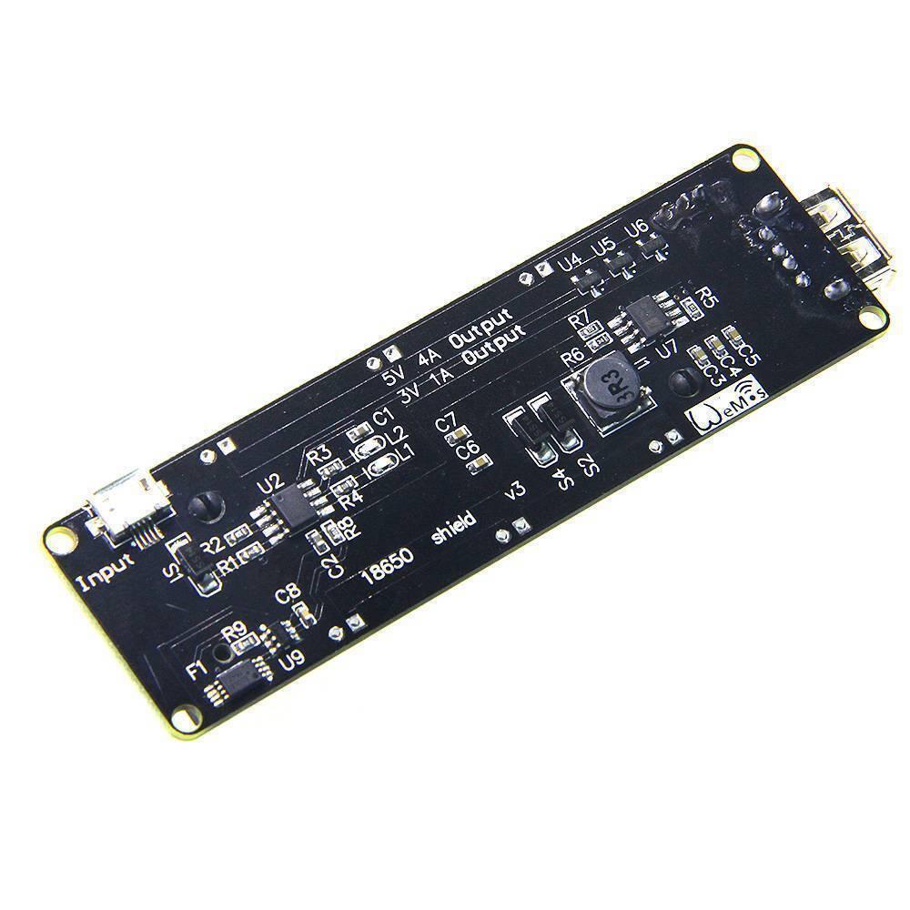 5v Ups 18650 Battery Charging Shield Arduino Battery Shield Nodemcu Battery Shield