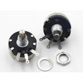 Wx110(010) 4.7k 1w Single Turn Rotary Taper Carbon Wire Wound Potentiometer Volume Resistor