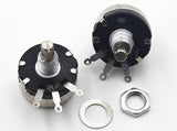 Wx110(010) 1k 1w Single Turn Rotary Taper Carbon Wire Wound Potentiometer Volume Resistor