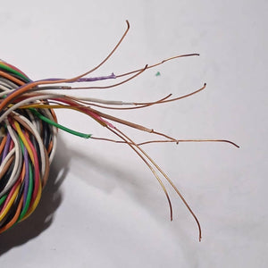 1 Meter 10pcs Hard Jumper Wires 100cm Spiral Wrap Wires 10 Core Cable