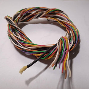 1 Meter 10pcs Hard Jumper Wires 100cm Spiral Wrap Wires 10 Core Cable