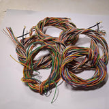 1 Meter 10pcs Hard Jumper Wires 100cm Spiral Wrap Wires 10 Core Cable