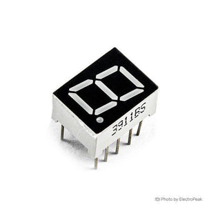 Cc 1 Digit 7 Segment 0.7 Inch Led Common Cathode Display Red Color