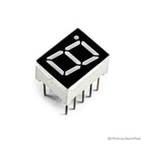 Cc 1 Digit 7 Segment 0.7 Inch Led Common Cathode Display Red Color