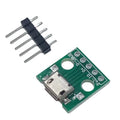 Female Micro Usb To Dip 5-pin Bread Board Power Supply Breadboard Power Supply