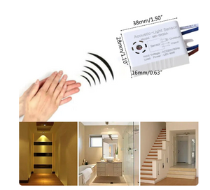 1pc Sound Voice Sensor 220v Module Detector Auto On Off Intelligent Light Switch