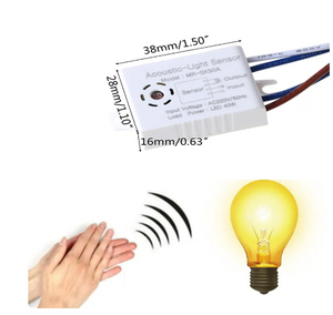 1pc Sound Voice Sensor 220v Module Detector Auto On Off Intelligent Light Switch