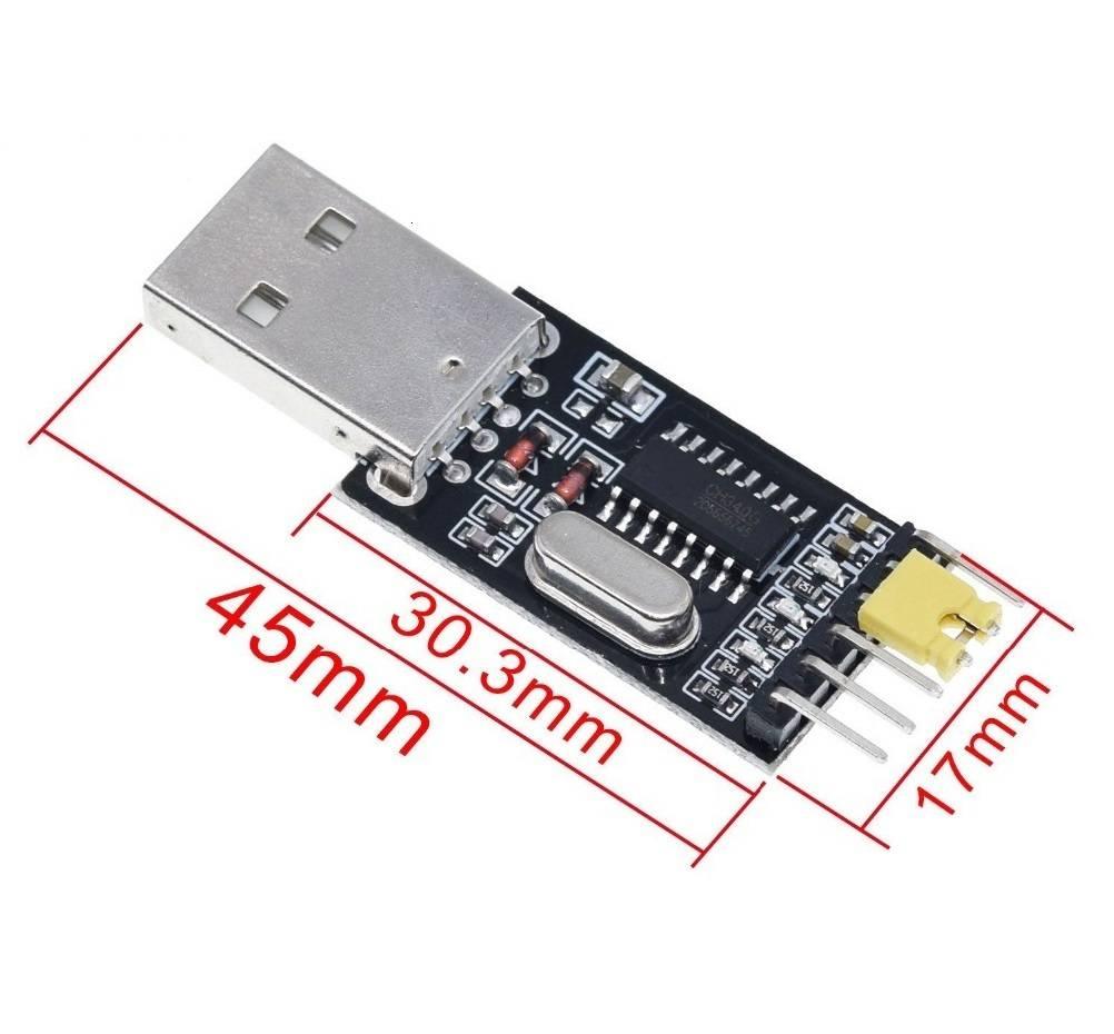 Ch340g Usb To Ttl(serial) Converter For Arduino Nano Raspberry Pi