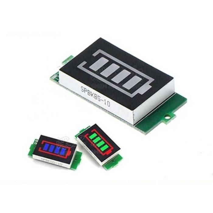 1s To 8s Adjustable Lithium Battery Fuel Gauge Led Display Battery Capacity Indicator Board Module