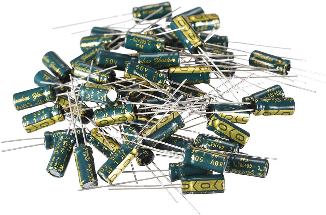 1uF 50v Electrolytic Radial Capacitor